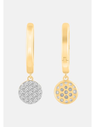 Ethische Diamanten Ohrringe aus 375 Gelbgold mit Lab Grown Diamant