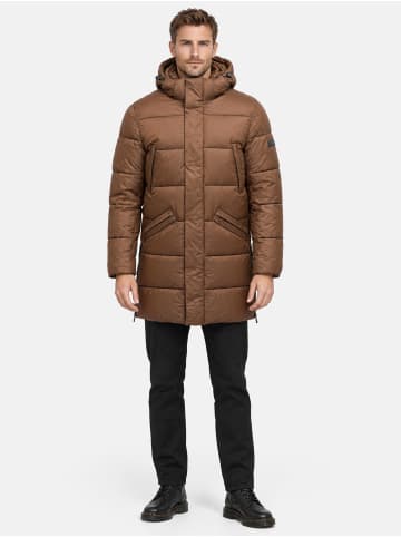 Tazzio Wintermantel "A826" - mit Kapuze - in Braun