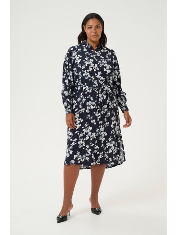 KAFFE curve Kleid KCalicia Loose fit in Marine Flower