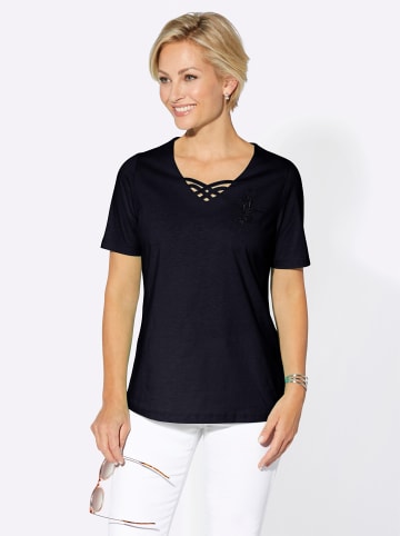 WITT WEIDEN Kurzarmshirt in marine