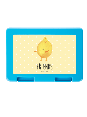 Mr. & Mrs. Panda Bento Box Beste Freunde Zitrone mit Spruch in Gelb Pastell