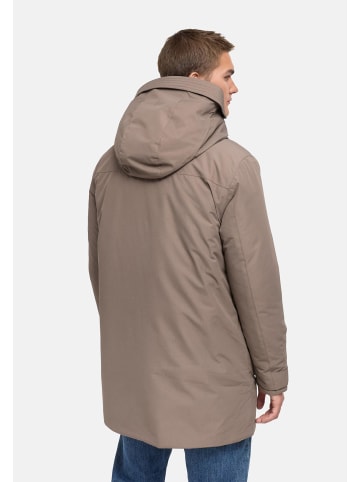 STONE HARBOUR Wintermantel Netaan XX in Stone Brown