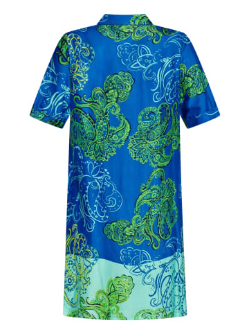 Betty Barclay Hemdblusenkleid mit Knopfleiste in Green/Blue
