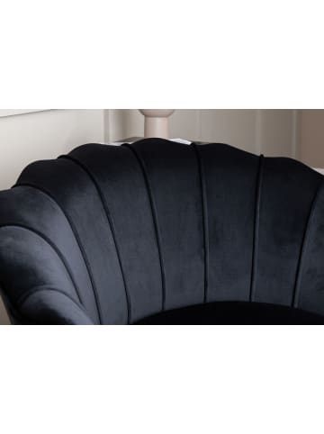 ebuy24 Sessel Nice Schwarz 75 x 69 cm