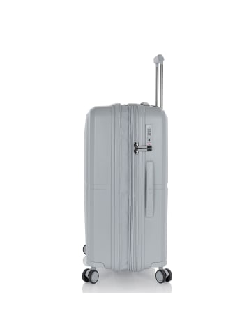 Heys AirLite 4 Rollen Trolley M 66 cm mit Dehnfalte in grey