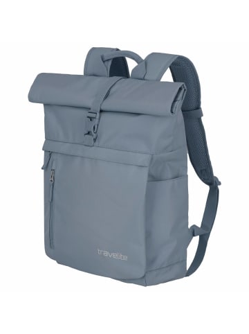 travelite Basics Rollup - Rucksack 60 cm in rauchblau