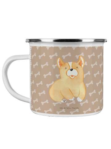 Mr. & Mrs. Panda Pott Corgie ohne Spruch in Hundeglück