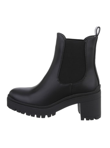 Ital-Design Stiefelette in Schwarz