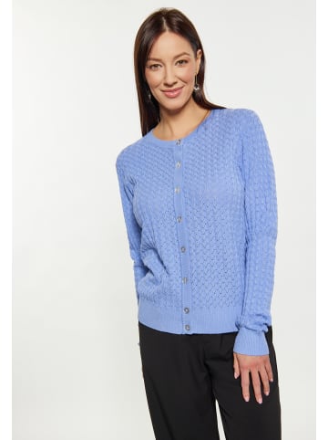 Usha Damen Cardigan in Taubenblau