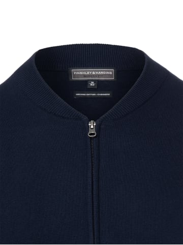 Finshley & Harding Strickjacke in marine - 0001