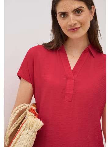 Cecil 'Strukturkleid in Unifarbe' Rot