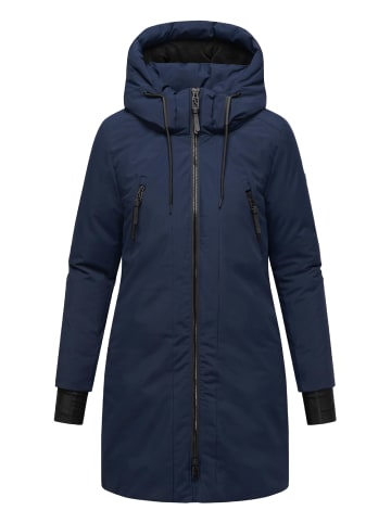 Navahoo Wintermantel Winterzart 14 in Navy