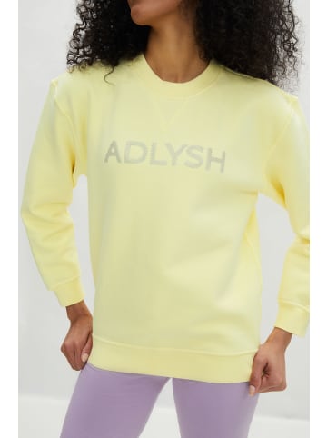 ADLYSH Sweatshirt Cozy Departure Sweater in Pastel Yellow