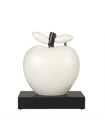 Goebel Deko-Objekt Apfel "Hole in One" Studio 8 Art & Apple in 28 cm in weiß