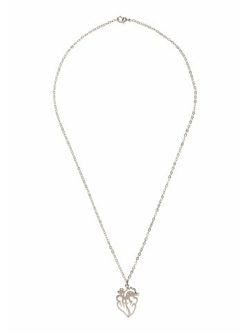 Gemshine Halskette mit Anhänger Anatomisches Herz in silver coloured