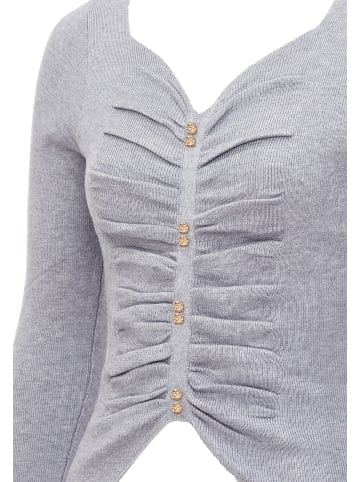 leo selection Strickpullover in Grau