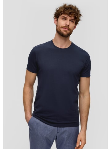 s.Oliver BLACK LABEL T-Shirt kurzarm in Blau