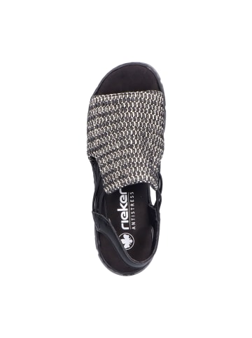 rieker Schaftsandalen in Schwarz