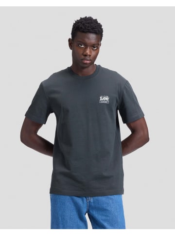 Lee T-Shirt Workwear Crew in Washed Black