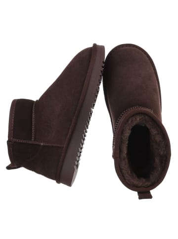 Ital-Design Stiefelette in Braun