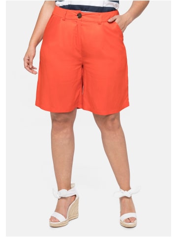 sheego Bermudas in rotorange