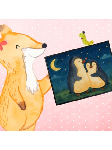 Mr. & Mrs. Panda schreibtischunterlage Pinguine Einschlafen Desi... in Weiß