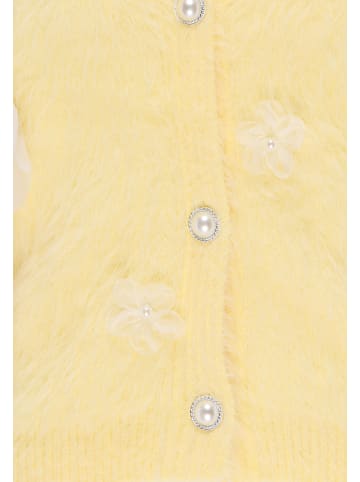 VINAJA Women Cardigan in Light Yellow