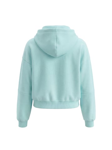 IZIA Women Hoodie in Aqua