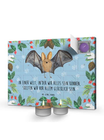 Mr. & Mrs. Panda adventskalender duftkerzen Fledermaus Flügel mi... in Eisblau