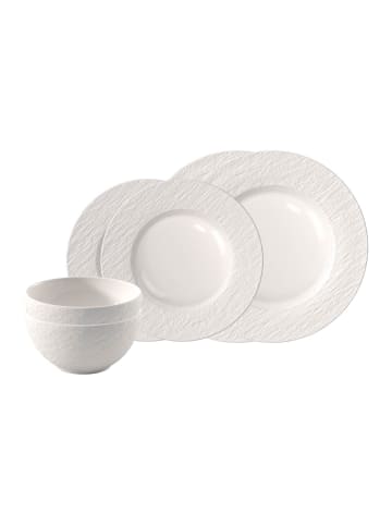 Villeroy & Boch 6er Set Basic-Set Manufacture Ice in weiß