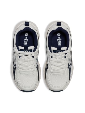 Hummel Elastische Schnürsenkel Sneaker Effort One Lebensstil Kinder in WHITE/NAVY