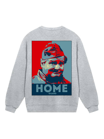 F4NT4STIC Sweatshirt TV Times Benny Hill Home Guard in grau meliert
