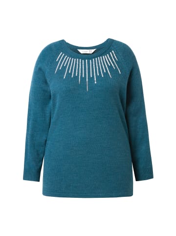MIAMODA Pullover in dunkelpetrol
