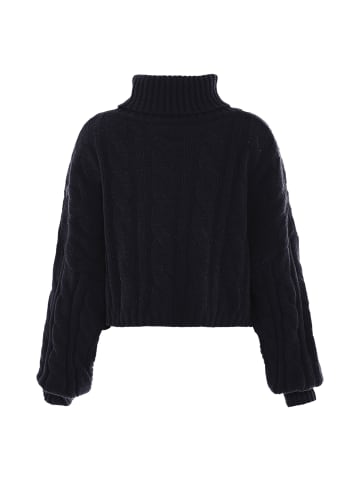 myMo Rollkragenpullover in SCHWARZ