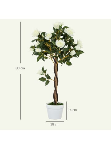 Outsunny künstliche Pflanzen-18L x 18B x 90H cm-Grün