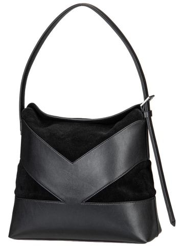 Karl Lagerfeld Handtasche K/Koncept Hobo in Black-Nickel
