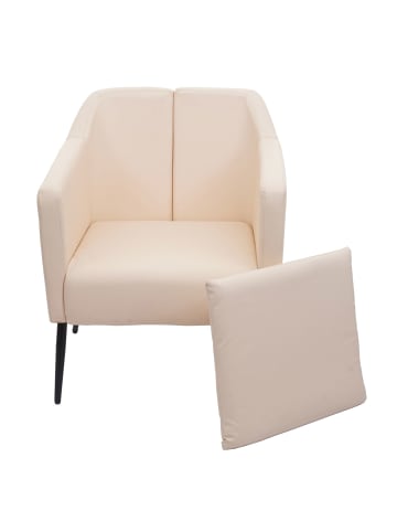 MCW Lounge-Sessel H93a, Kunstleder creme-beige