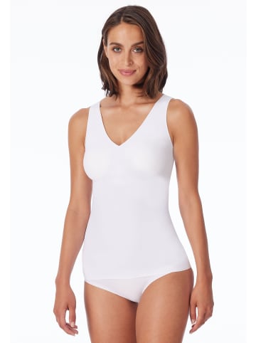 Schiesser Top mit Pads in Weiss
