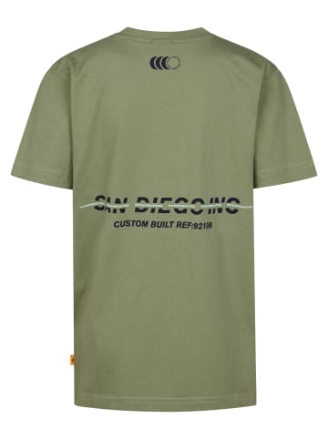 Petrol Industries Bedrucktes T?Shirt Bala in Grün