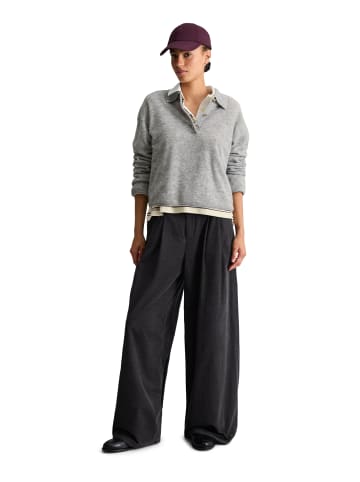 Marc O'Polo DENIM Strick-Poloshirt relaxed in Stone Melange