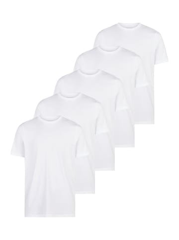 Redmond T-Shirt Basic in Weiß