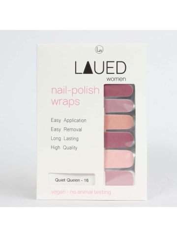 VARGU LAUED vegane Nagelfolien solid pink in Quiet Queen