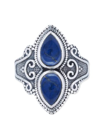 mantraroma 925er Silber - Ringe mit Lapis Lazuli