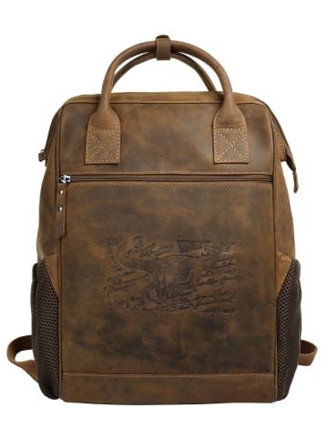 Landleder Rucksack BULL & SNAKE in cognac