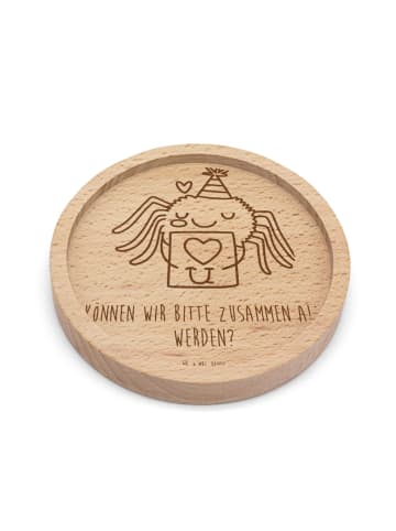 Mr. & Mrs. Panda Untersetzer Spinne Agathe Brief mit Spruch in Transparent