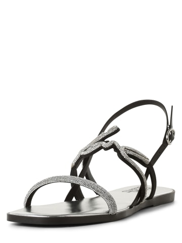 Karl Lagerfeld Sandalen in schwarz silber