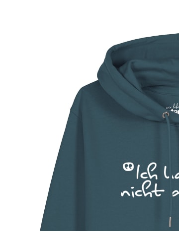 wat? Apparel Sweatshirt Ich kann so nicht arbeiten in Petrol