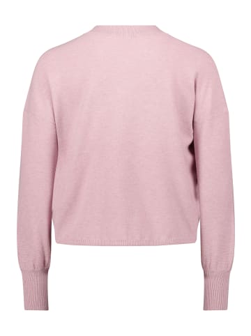 BETTY & CO Strick-Cardigan mit Reißverschluss in Rose Melange