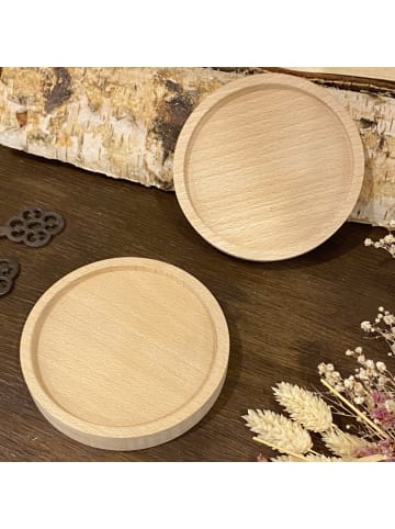 Mr. & Mrs. Panda Holz Untersetzer Stinktier Yoga mit Spruch in Transparent