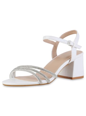 VAN HILL Riemchensandaletten Celeste in Weiss